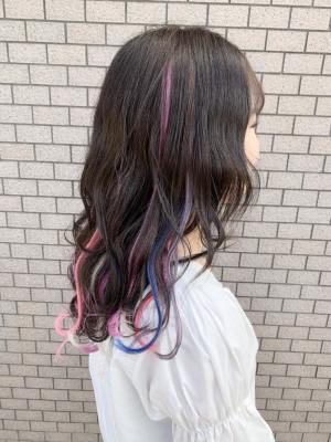 Lia&汐見悠佑 シールエクステで個性派スタイル Lia&汐見悠佑 シールエクステで個性派スタイルのイメージ画像