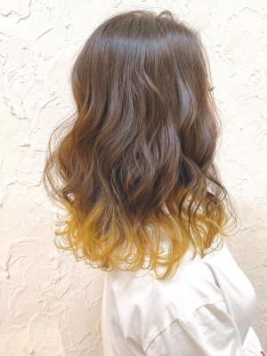 【Flor 戸塚】*キビタキイエロー×グラデーション*