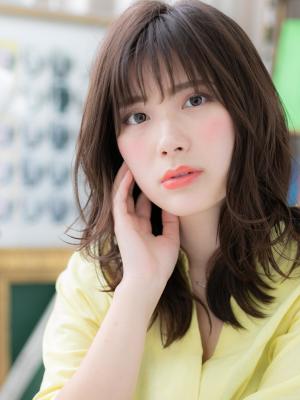 甘くてクール*外国人風・小顔・抜け感セミディ 似合わせカット 甘くてクール*外国人風・小顔・抜け感セミディ 似合わせカット