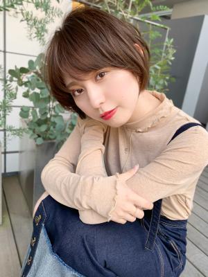 【アフロート添田】大人可愛いショート小顔レイヤーアッシュ