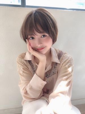 必ず小顔に【ひし形ベイビーショート】