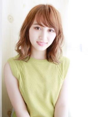 抜け感ゆるふわミックスカール