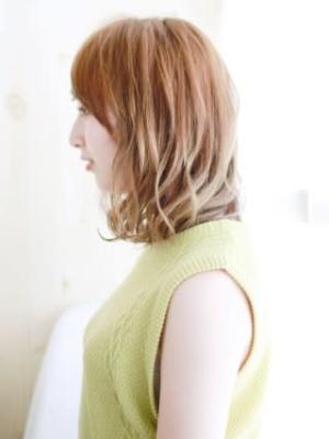 抜け感ゆるふわミックスカール