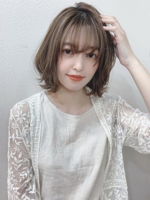 アンニュイ外ハネひし形ボブ♪