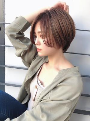 襟足すっきりハンサムショート