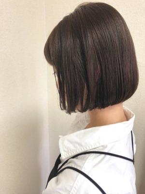 チョコブラウンボブ