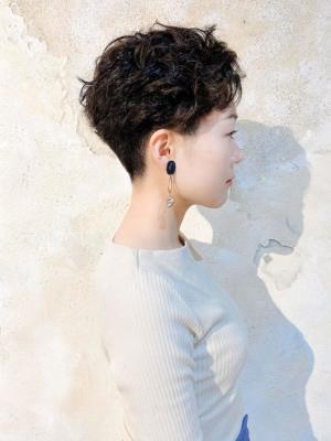 【flor 戸塚】*刈り上げマニッシュショート+ブランジュ* 【flor 戸塚】*刈り上げマニッシュショート+ブランジュ*