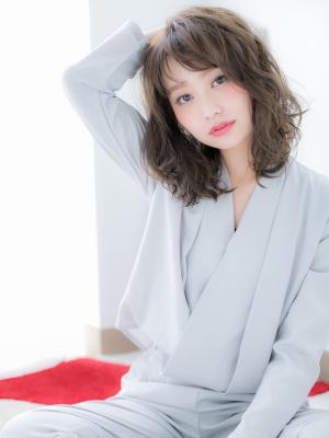 【押上美容院 vita】抜け感♪くせ毛風カールでとろみセミデ 【押上美容院 vita】抜け感♪くせ毛風カールでとろみセミデ