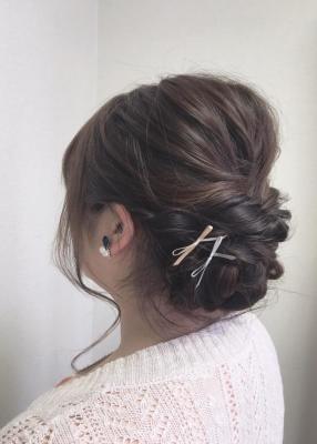 ナチュラル簡単ヘアセット