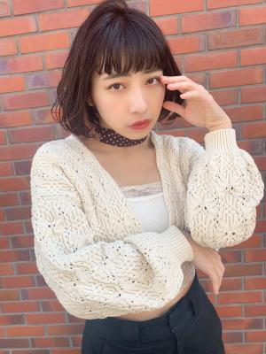 【山田】厚めバングひし形ふわボブディy119