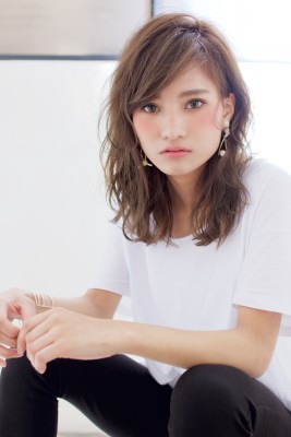 ニュアンスカールエアリーボブエアリーカールふわふわロングA