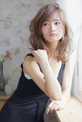 ニュアンスカールエアリーボブエアリーカールふわふわロブA