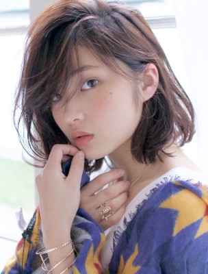 ニュアンスカールエアリーボブエアリーカールふわふわボブA