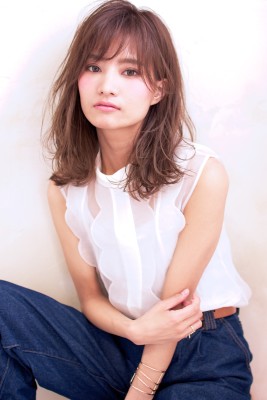 ニュアンスカールエアリーボブエアリーカールふわふわロブA