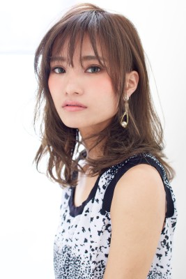 ニュアンスカールエアリーボブエアリーカールふわふわロングA