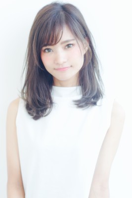 内巻きセミロングA421