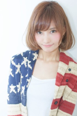 ニュアンスカールエアリーボブエアリーカールふわふわボブA28