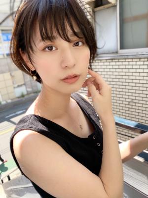 【添田】大人かわいいスリークボブアッシュブラウンローライト