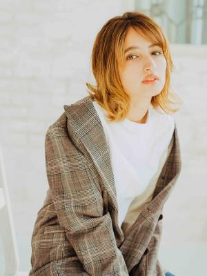 ハイトーンレイヤーボブ
