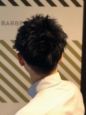 大人のシンプルショート【BARBER-BAR】