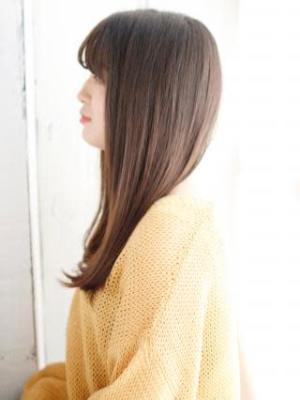 さらっとナチュラルストレート