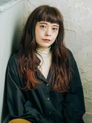 グラデーションロングヘア グラデーションロングヘアのイメージ画像