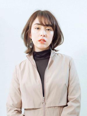大人可愛いショートボブ