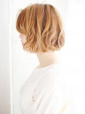 かきあげハイトーンボブのイメージ画像