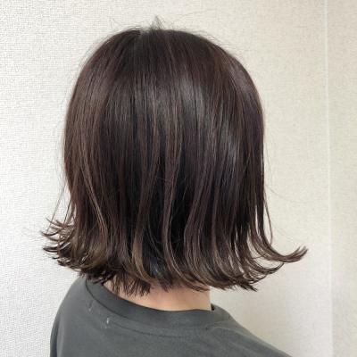 外ハネベージュカラー