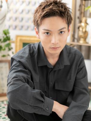 外国人風カラー★モテワイルドアップバング　1分スタイリング