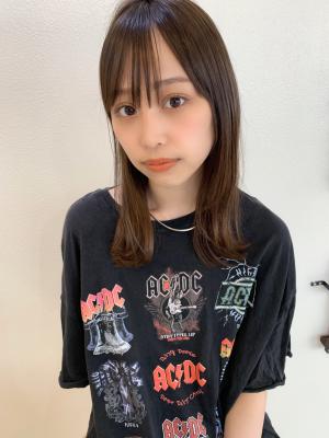 【山田】ぱつっと外ハネシースルーミディy125