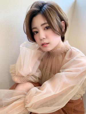 アフロート添田かきあげバング大人スリークボブアッシュブラウン アフロート添田かきあげバング大人スリークボブアッシュブラウン
