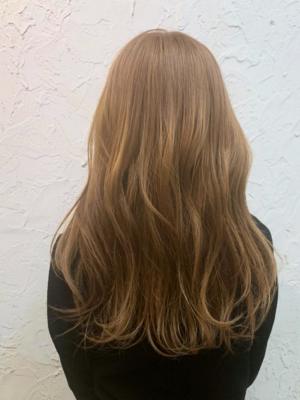 【flor 戸塚】*ビジューカール+ハニーベージュ*