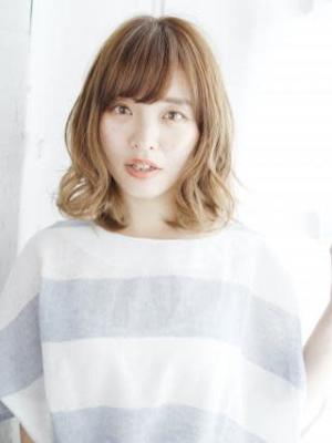 透け感ゆるウェーブカール