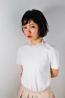 ショートバング×ミニボブ