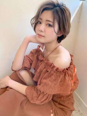 アフロート添田】大人かわいいショートボブアッシュカラー