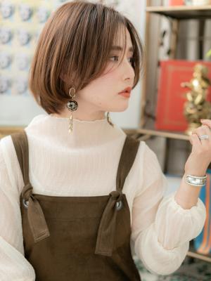 うざバング小顔ナチュラルマッシュショート　簡単スタイリング