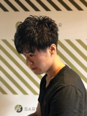 大人のパーマスタイル【BARBER-BAR】