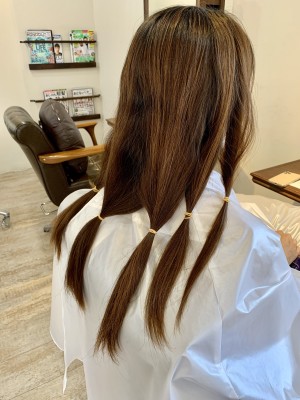 【重山】ヘアドネーション！！お客様スタイル♪