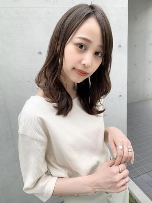 【山田】流しバングくびれレイヤー大人セミディy132