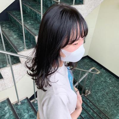 レイヤー風切りっぱなしスタイル