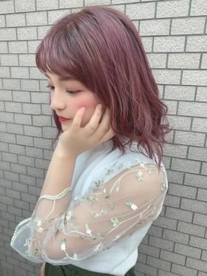 Lia&汐見悠佑　春夏カラー チェリーピンク