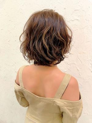 【flor 戸塚】*ビーチカール+ハニーベージュ*