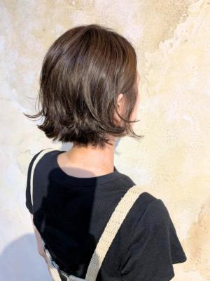 【flor 戸塚】*ミニボブ+ラベンダーブラウン*