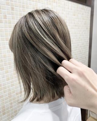★ベージュ系ハイライトデザイン★