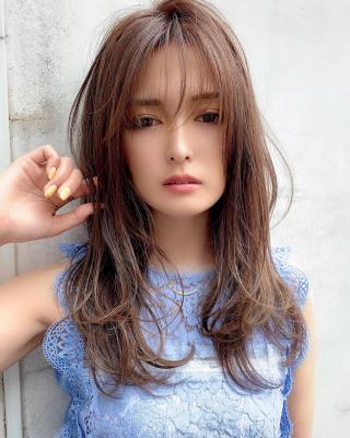【重山】大人ナチュラルカールAラインセミロング♪