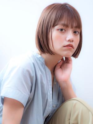 切りっぱなしナチュラルストレート