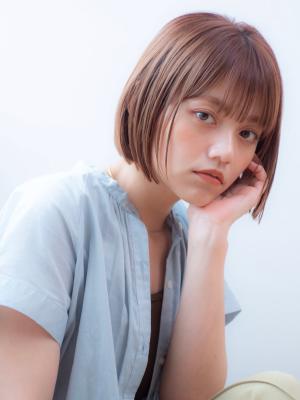 切りっぱなしナチュラルストレート
