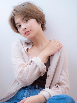 大人可愛い小顔ショート