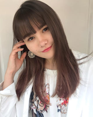 ゆれるストレートのフルバングロング